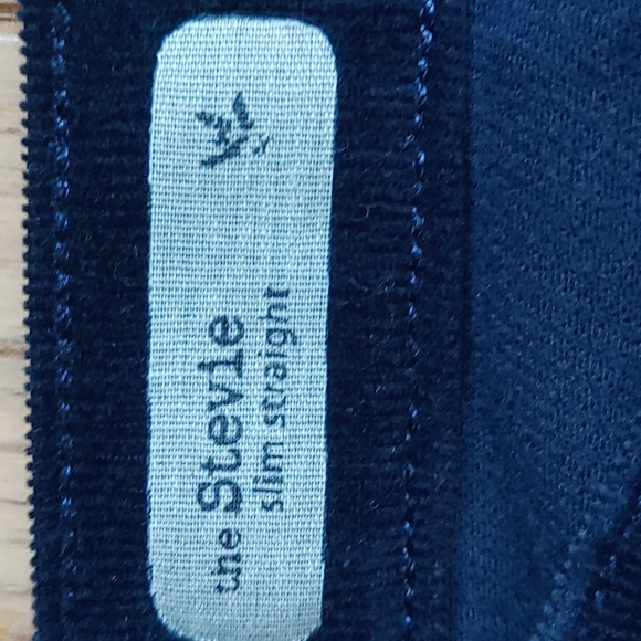 AG Stevie Slim Straight Navy Cords - Picture 7 of 14